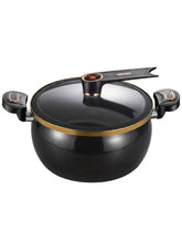 1pc Multi-Functional Soup Pot, Drum-Shaped Large Capacity Cooking Pot, Large Capacity Non-Stick Pot, Suitable For Cooking And Stewing, Applicable To Induction Cooker And Gas Stove, Multi-Functional Large Capacity Braising Pot For Home Use