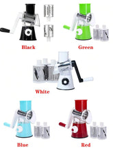 1 Set Rotary Cheese Grater, Kitchen Rotary Shredder With 3 Blades, Vegetable Slicer, Quick Cheese Grater For Vegetables And Nuts