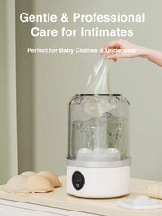 1/2pcs Portable Washing Machine,USB Rechargeable Compact Travel Portable Washer,2 Modes Mini Washer Deep Cleaning Of Underwear, Baby Clothes And Sock, Best For Apartment,Dormitories