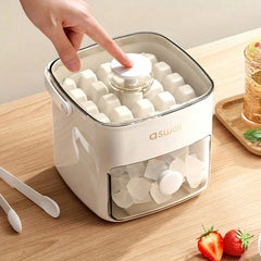 Reusable Non-Electric Ice Trays - Durable, Leak-Proof Silicone Ice Molds For Home Kitchen, Easy Fill & Release Design, Perfect For Cocktails, Beverages, And Everyday Use