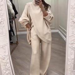 Women's 2-Piece Oversized Sweater & Pants Set🚀Free Shipping