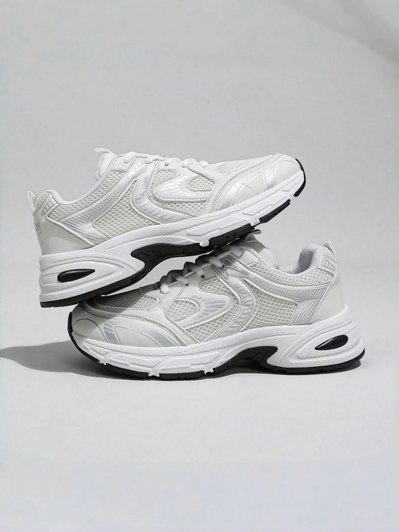 Women's Chunky Sneakers – Breathable Lace-Up Casual Walking Shoes