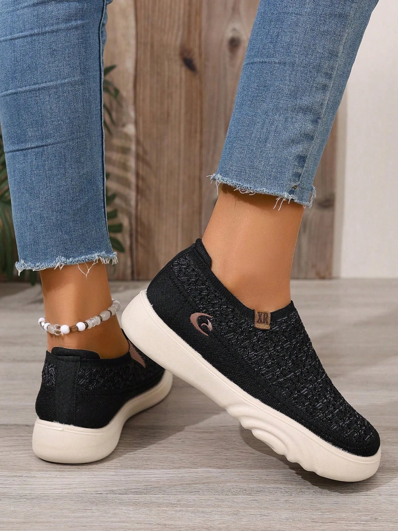 Women's Slip-On Walking Shoes – Comfortable Non-Slip Casual Loafers