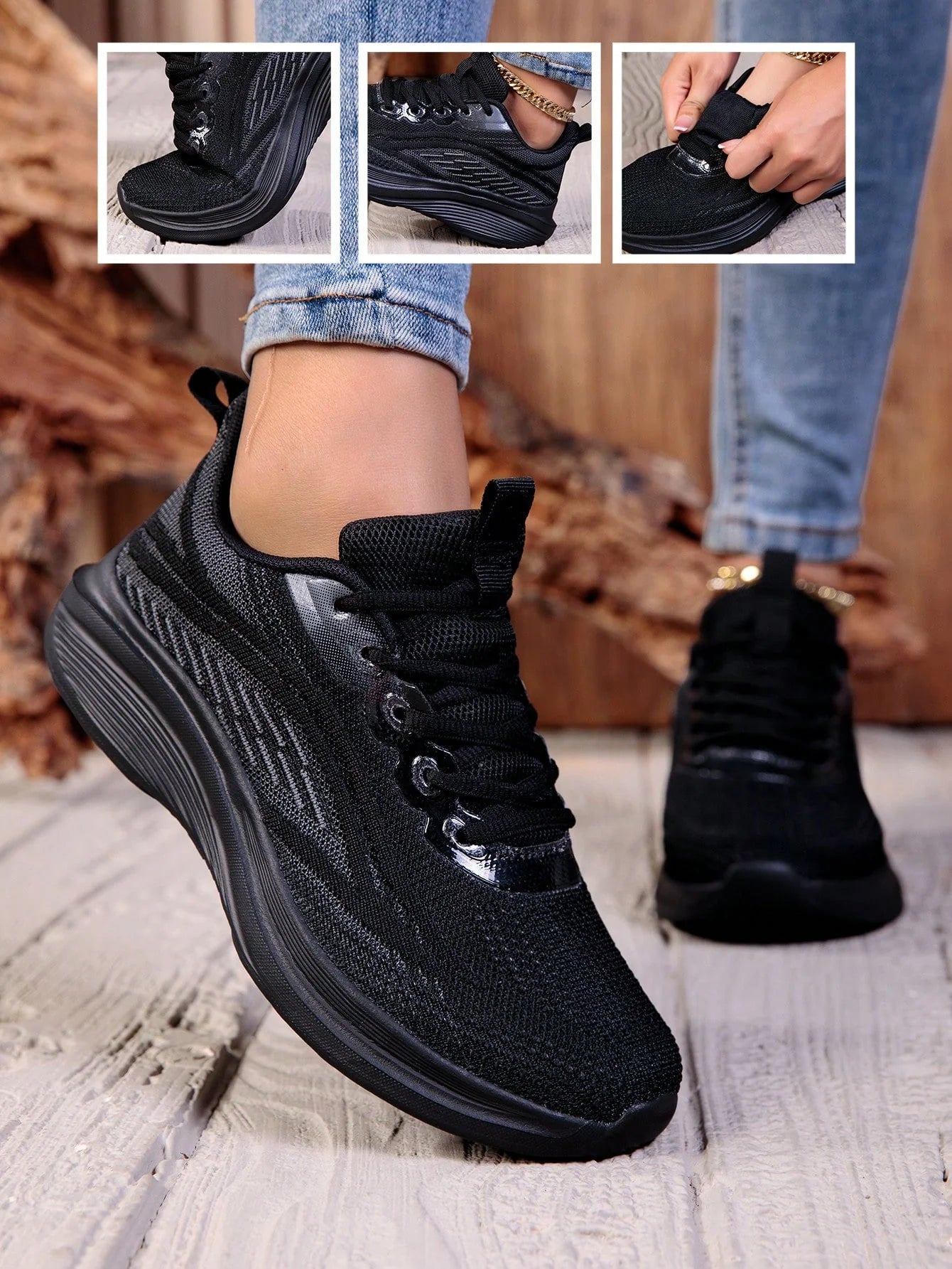 Women's Lightweight Mesh Running Shoes – Breathable Walking Sneakers