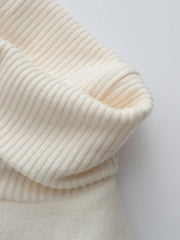 Women's Thermal Lined High Neck Top – Slim Fit Long Sleeve Pullover
