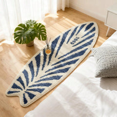 Surfboard Shaped Area Rug – Soft Non-Slip Decorative Carpet for Bedroom & Living Room