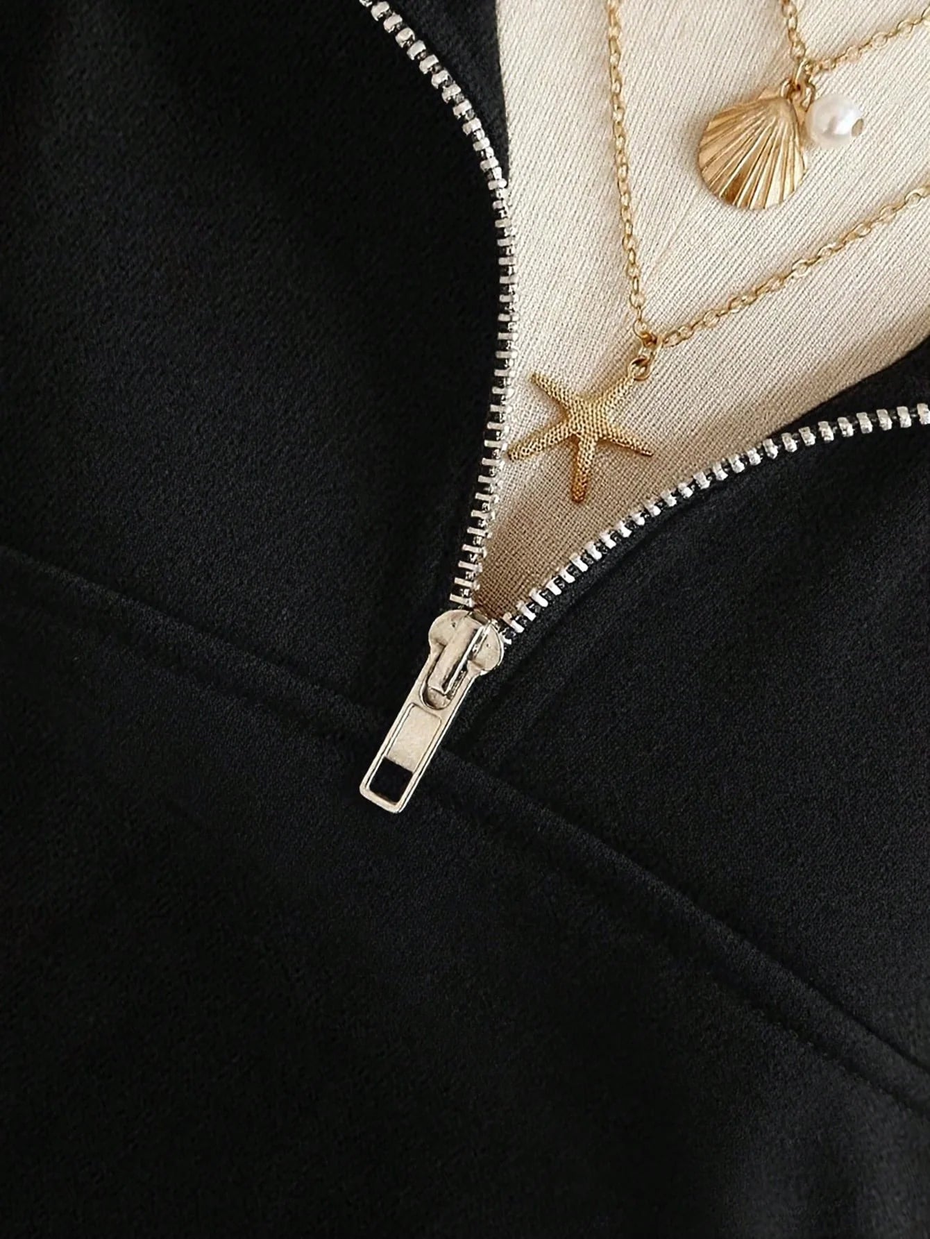 Women's Oversized Half-Zip Hoodie Pullover – Casual Loose Fit Fall Sweatshirt