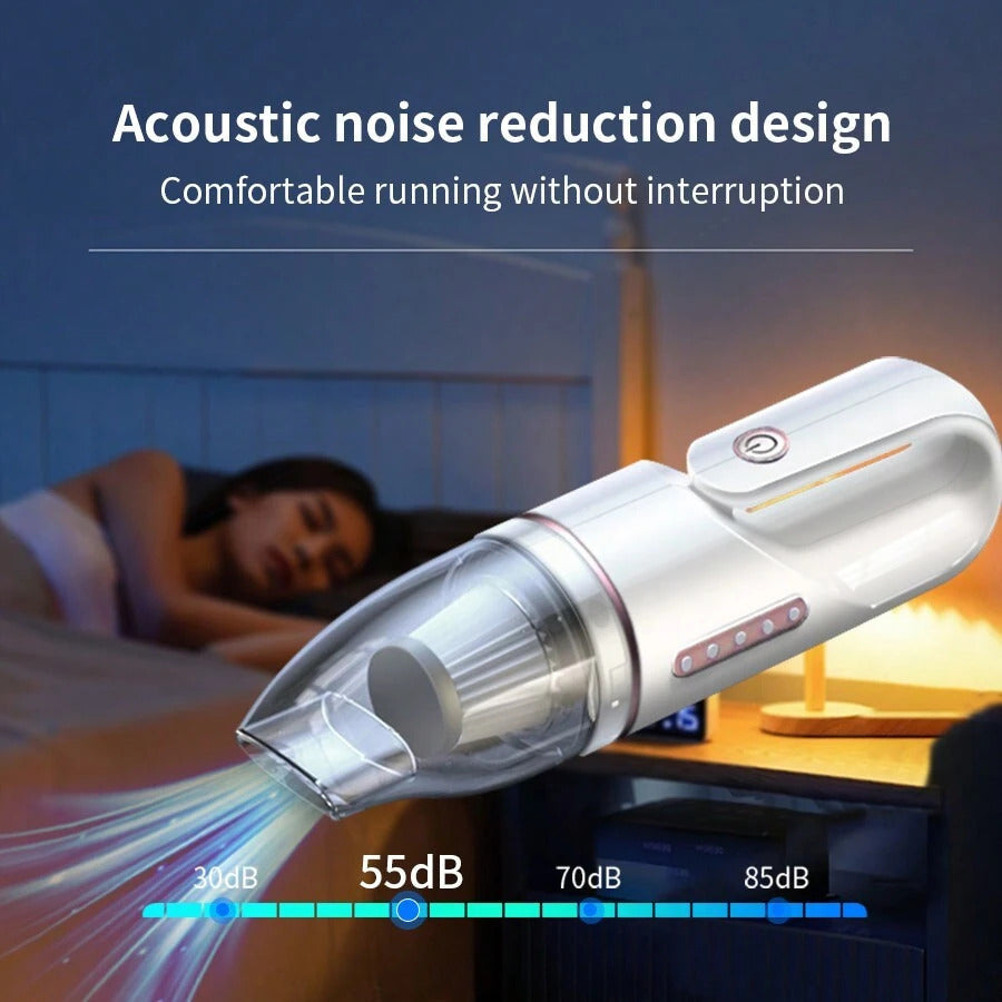 Mini Car Vacuum Cleaner - Powerful Suction, High Performance, Compact & Efficient, 12V Powered - Easily Clean Every Crevice And Groove Of Car Interior