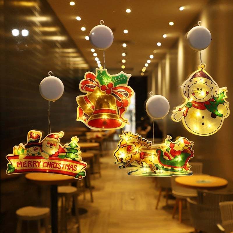 🎄 Early Christmas Sale - 49% Off 🎊 Christmas Window Suction Cup Lights 🎅