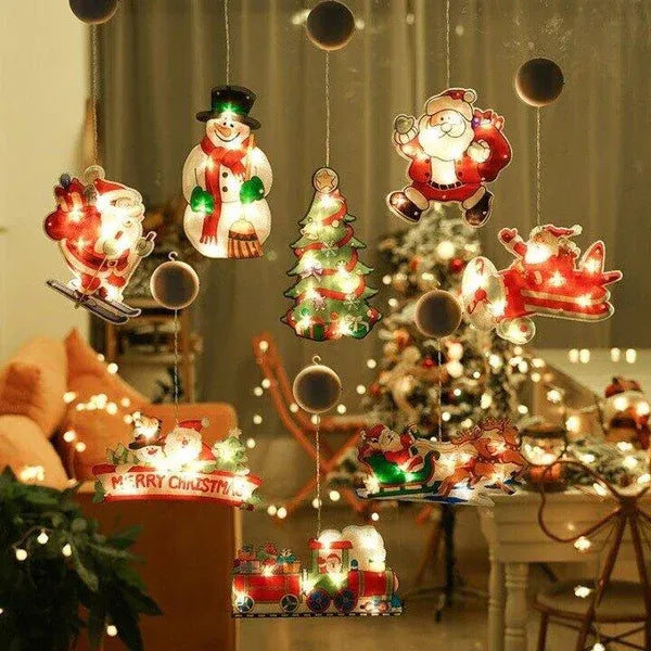 🎄 Early Christmas Sale - 49% Off 🎊 Christmas Window Suction Cup Lights 🎅