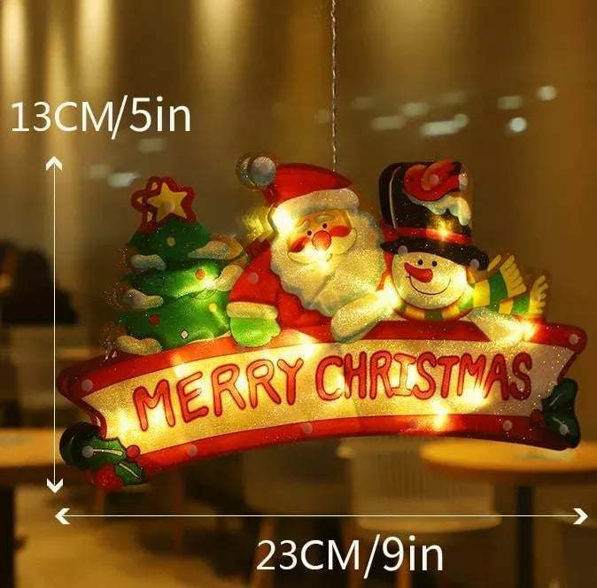🎄 Early Christmas Sale - 49% Off 🎊 Christmas Window Suction Cup Lights 🎅