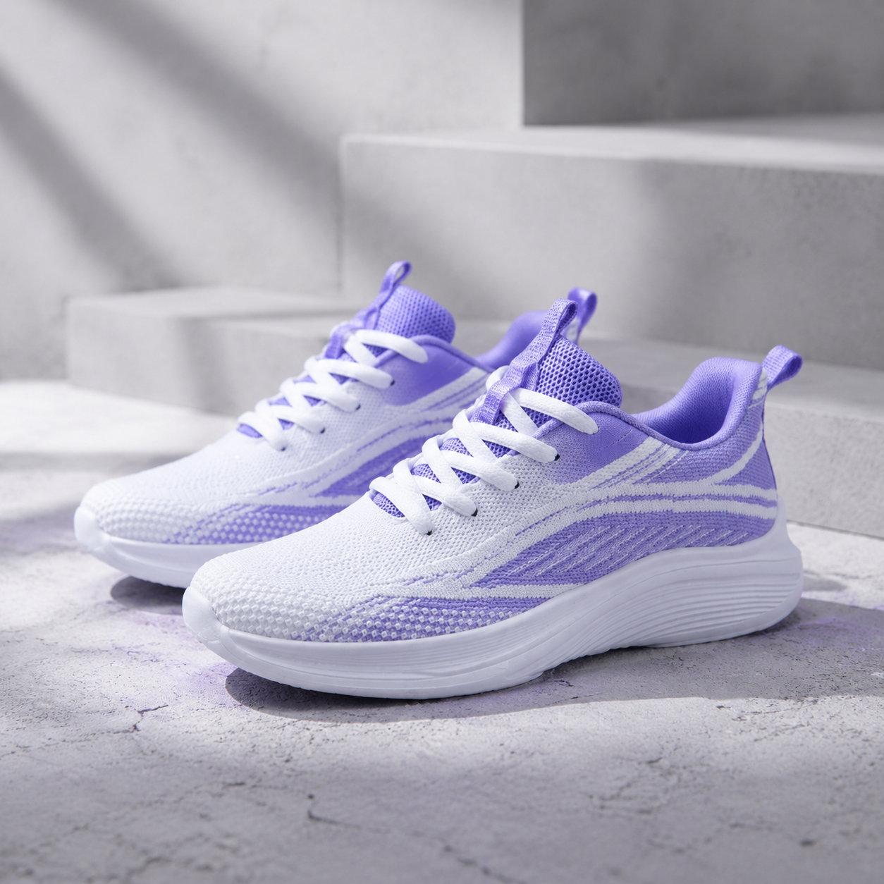 Women's Lightweight Mesh Running Shoes – Breathable Walking Sneakers