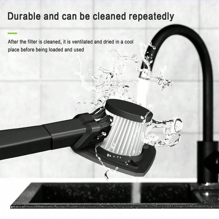 2000mAh Portable Handheld Vacuum Cleaner, Strong Suction USB Rechargeable Mini Vacuum Cleaner With Multiple Accessories, Suitable For Car, Home, Office And Crevices