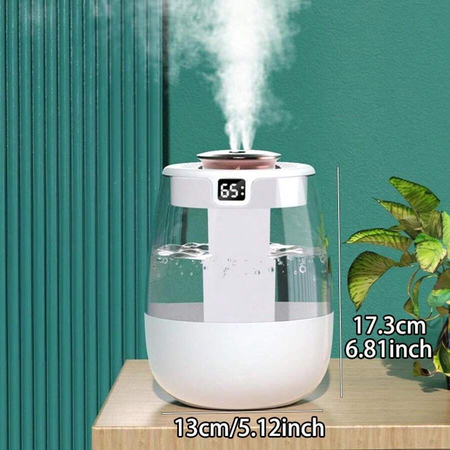 2.2L Large Capacity Humidifier USB Double Spray Humidifier Small Household Quiet Bedroom Student Dormitory Office Desktop Spray
