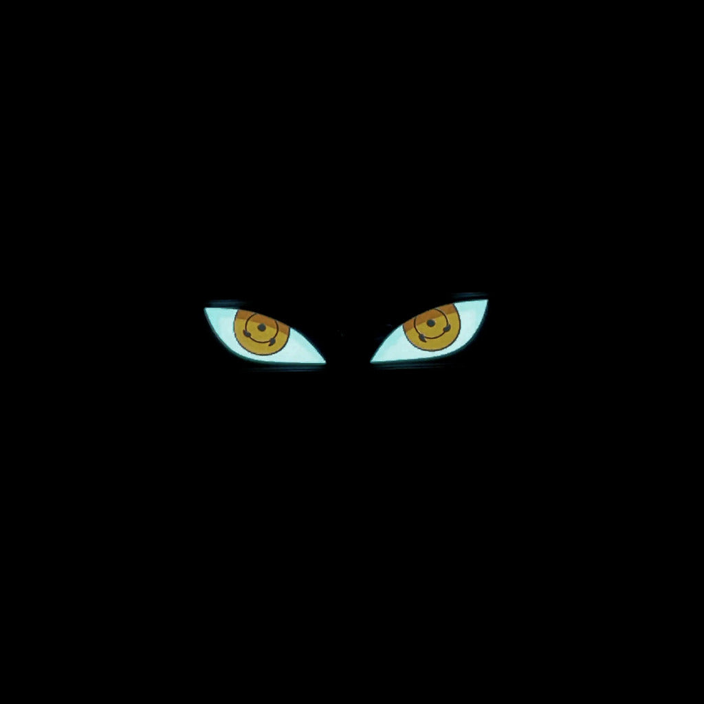 Crystal Eyes Led Car Sticker