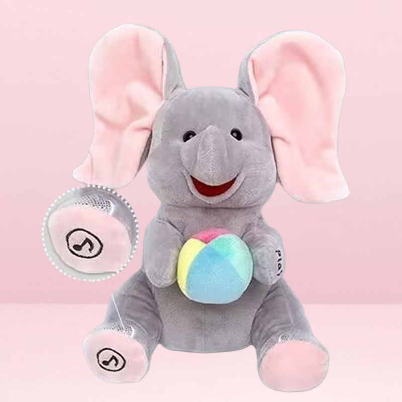 🔥Free Shipping🔥Cute Hide & Seek Elephant Plush Doll