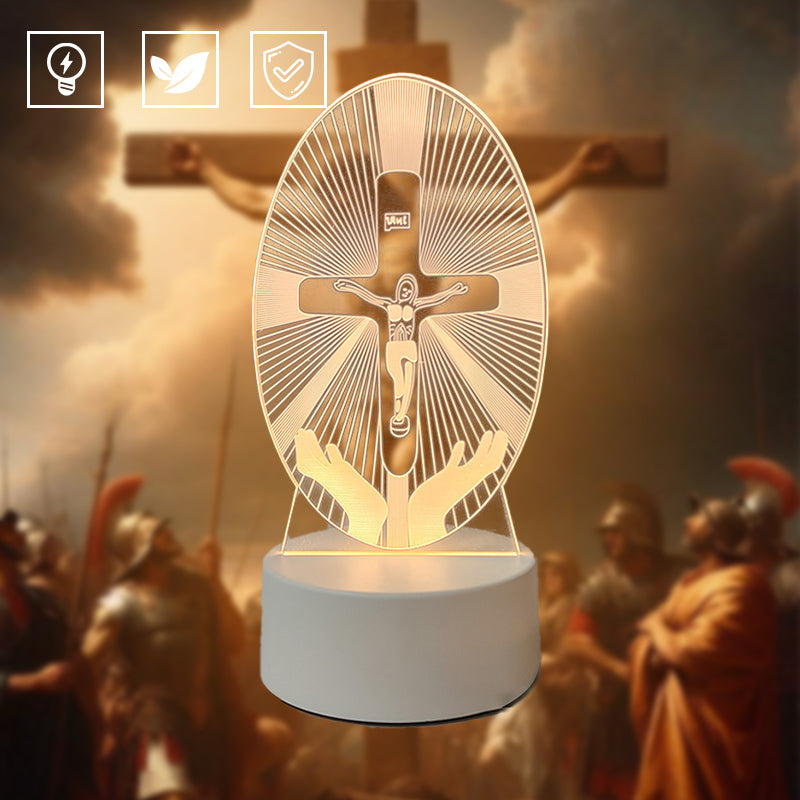 🎄Christmas Sale 60% OFF🔥Jesus 3D Night Lamp & Religious Gifts