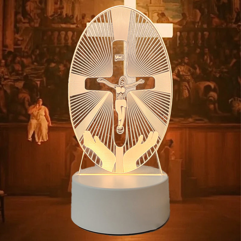 🎄Christmas Sale 60% OFF🔥Jesus 3D Night Lamp & Religious Gifts