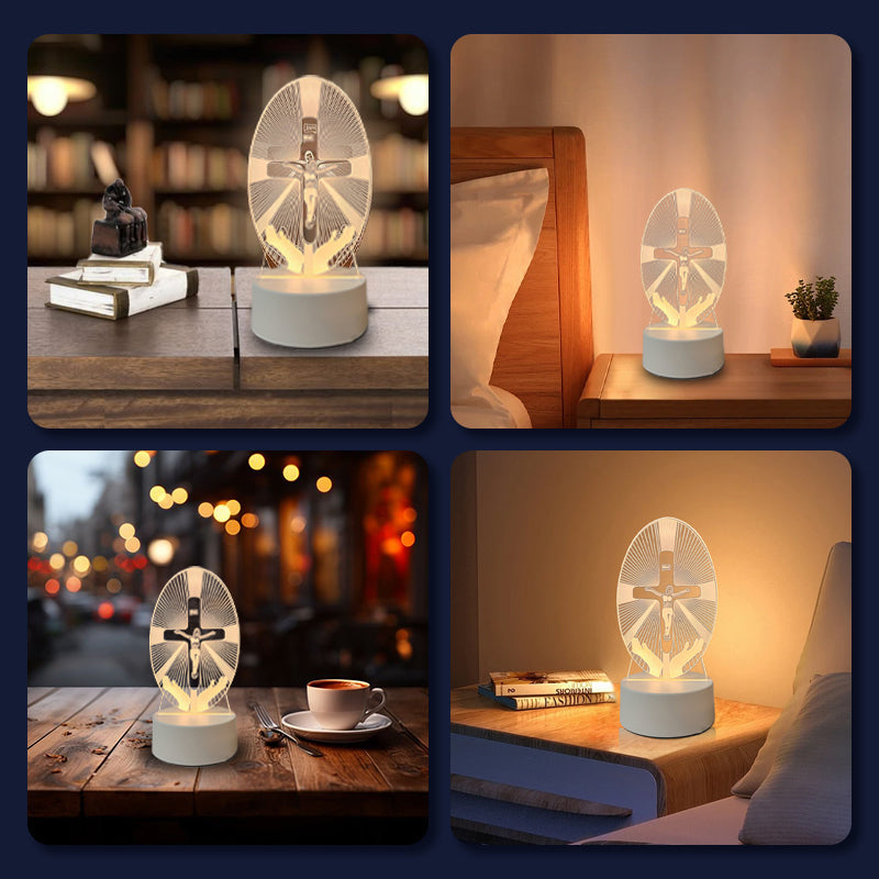 🎄Christmas Sale 60% OFF🔥Jesus 3D Night Lamp & Religious Gifts