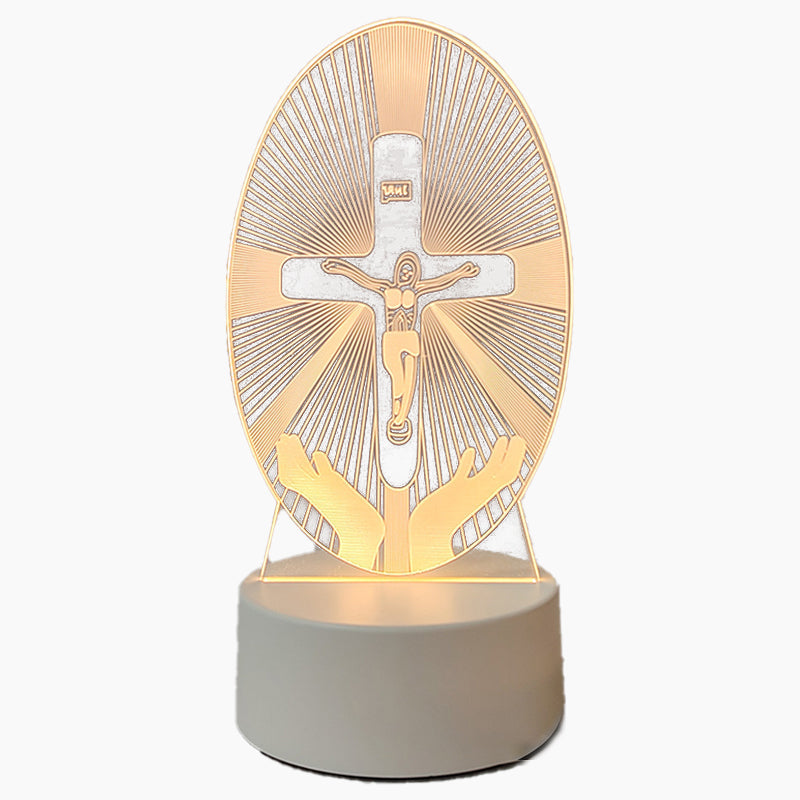 🎄Christmas Sale 60% OFF🔥Jesus 3D Night Lamp & Religious Gifts