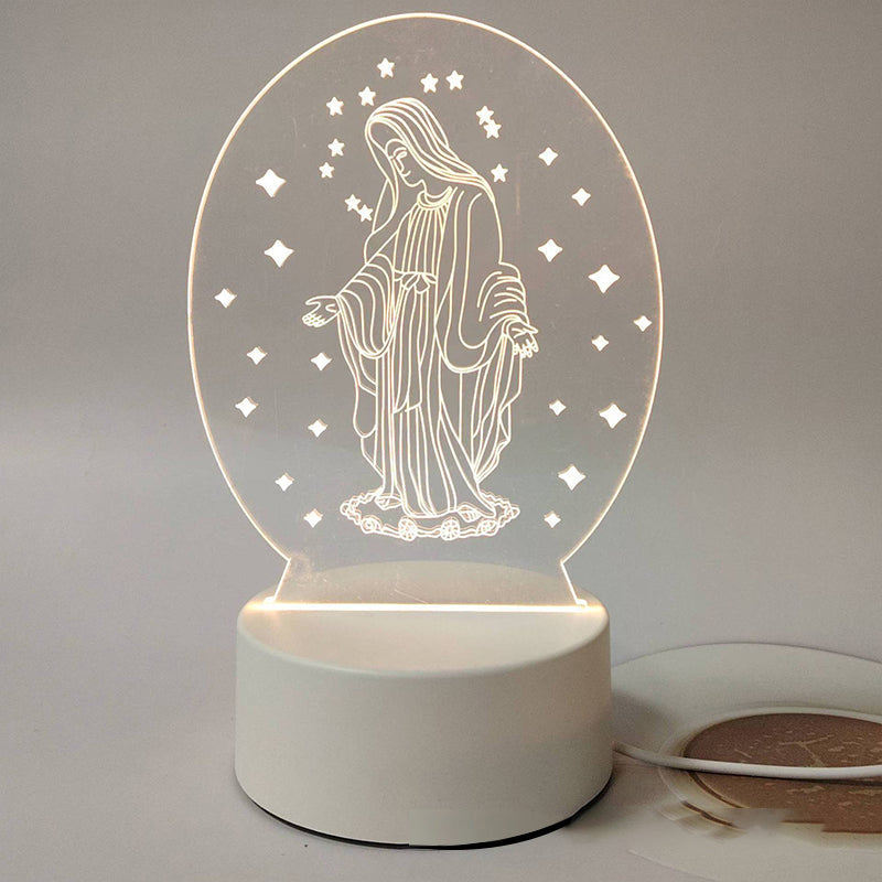 🎄Christmas Sale 60% OFF🔥Jesus 3D Night Lamp & Religious Gifts