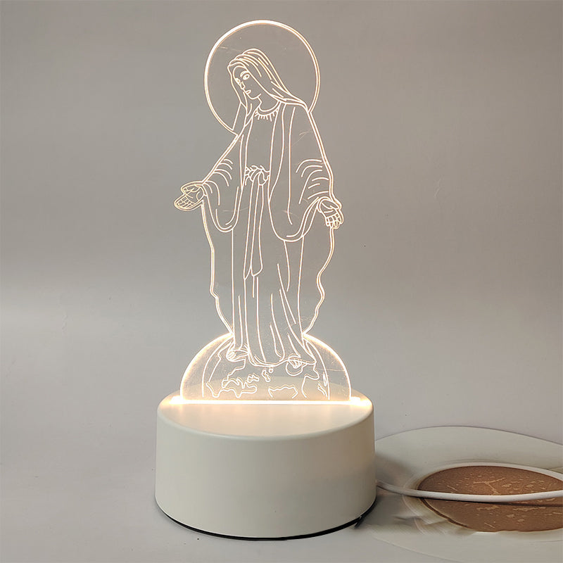 🎄Christmas Sale 60% OFF🔥Jesus 3D Night Lamp & Religious Gifts