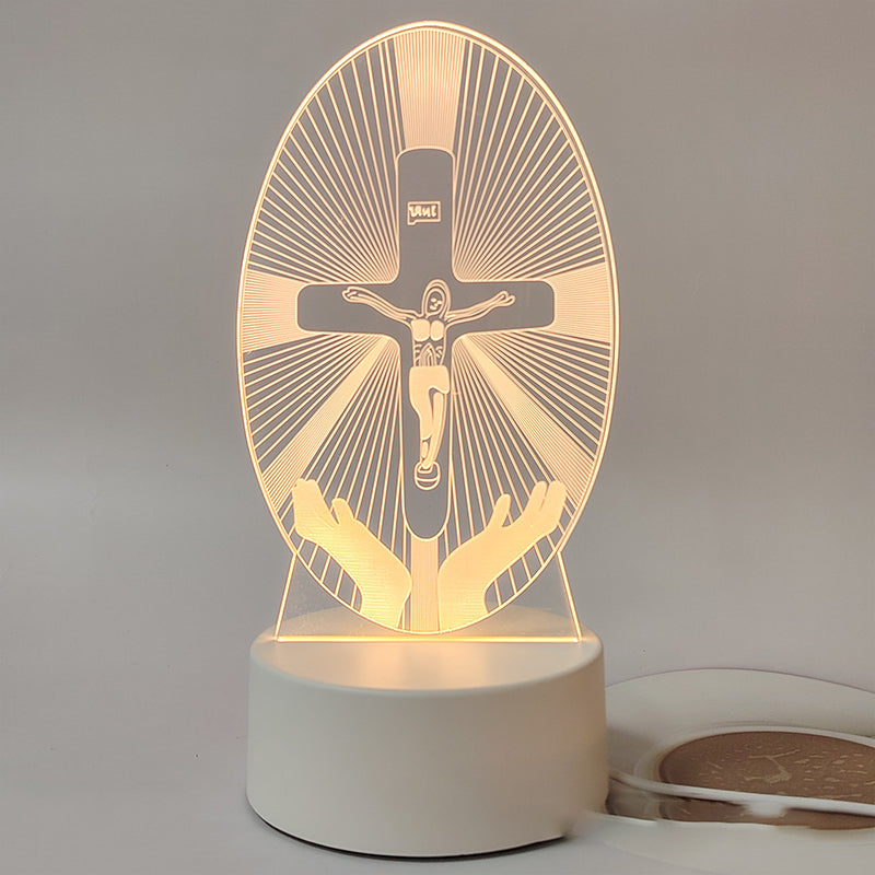 🎄Christmas Sale 60% OFF🔥Jesus 3D Night Lamp & Religious Gifts