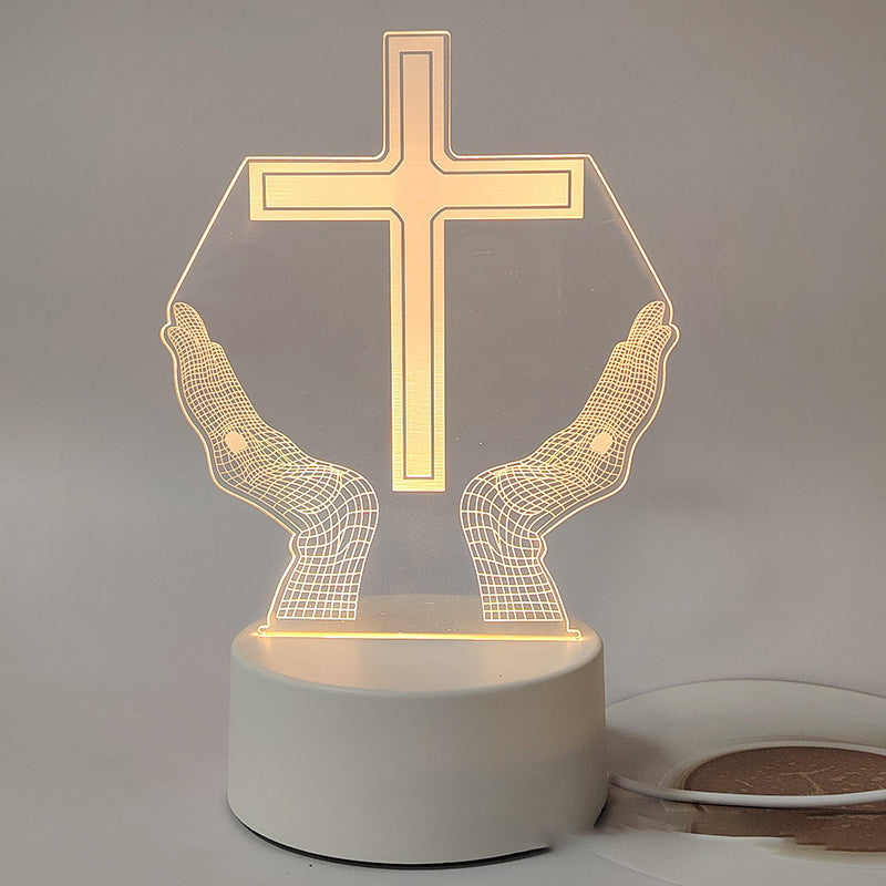 🎄Christmas Sale 60% OFF🔥Jesus 3D Night Lamp & Religious Gifts