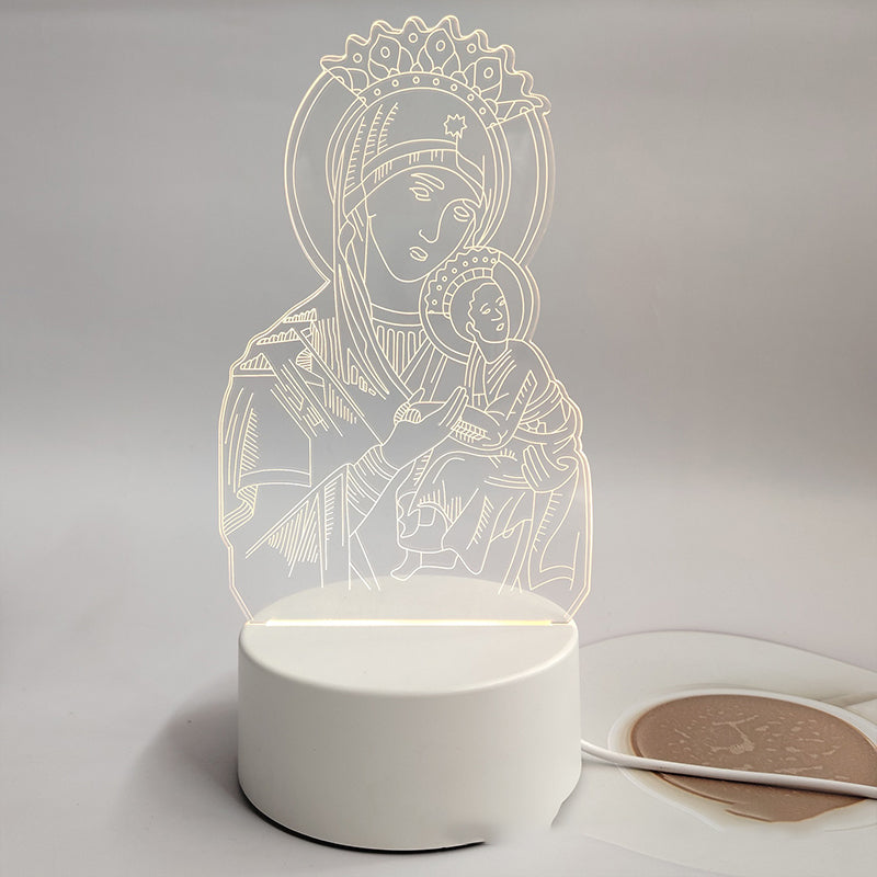 🎄Christmas Sale 60% OFF🔥Jesus 3D Night Lamp & Religious Gifts