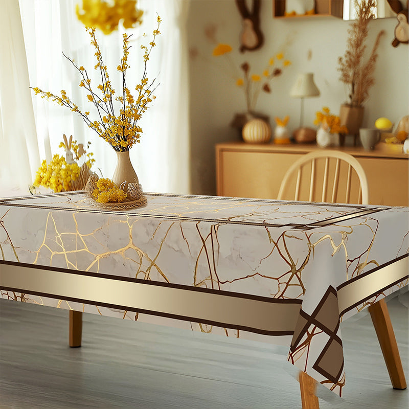 ⏳Limited-time 50% off⏰Waterproof Marble-Print Tablecloth🌩️